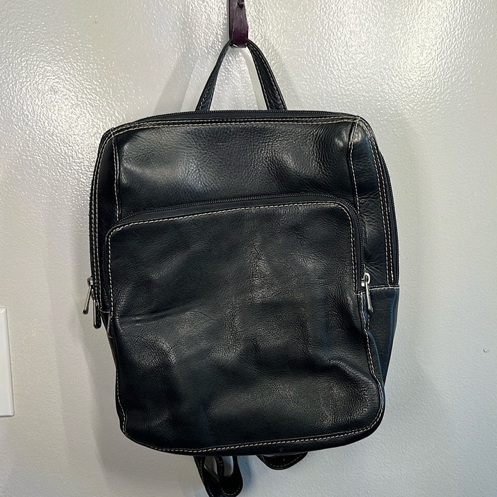 Pre Owned Piel miniature genuine leather backpack